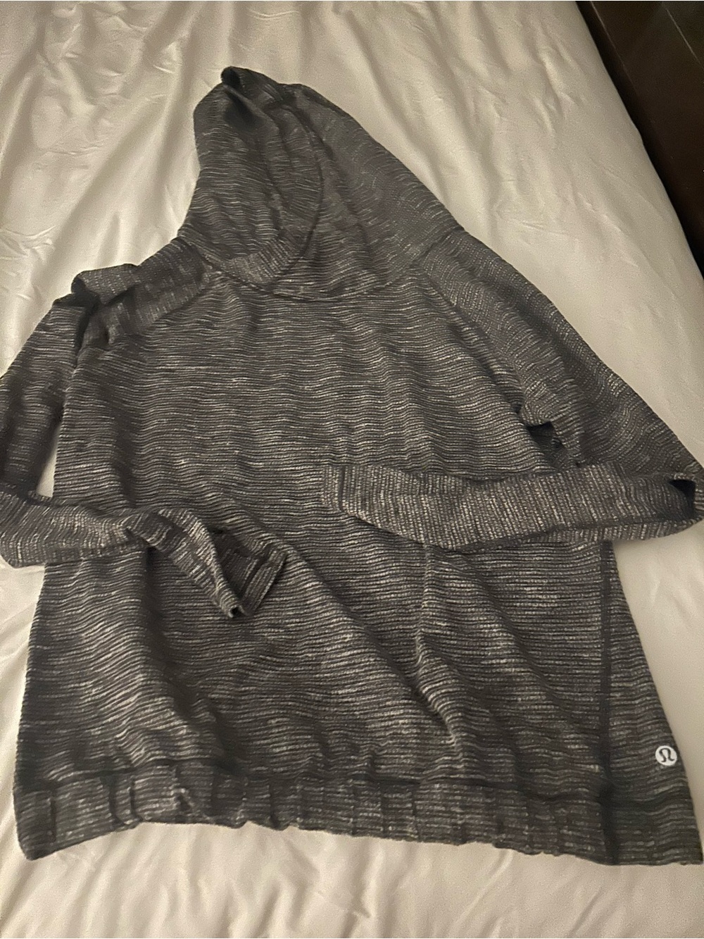 lululemon athletica Gray Striped Hoodie size 10